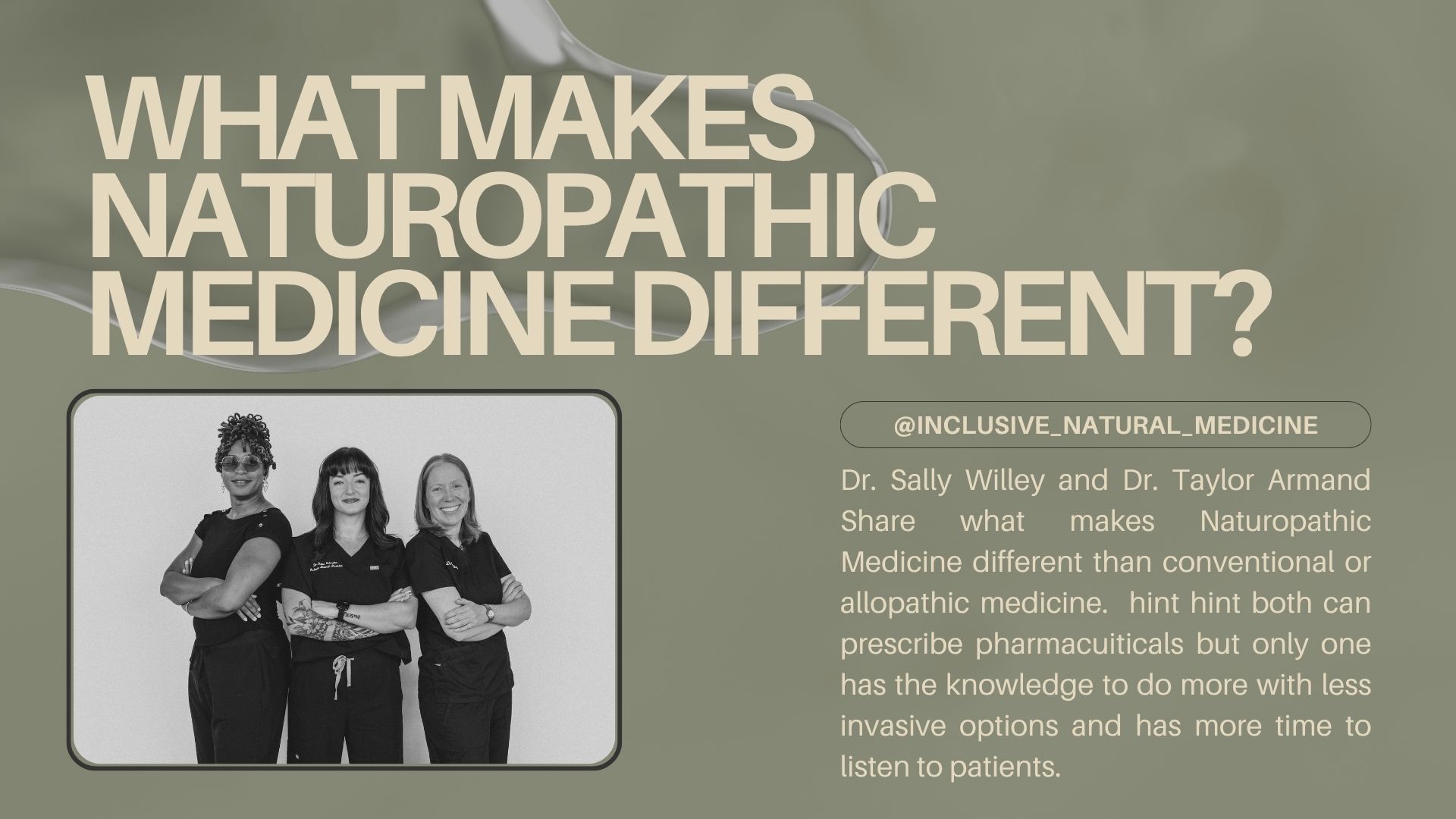 What makes naturopathic medicine different?